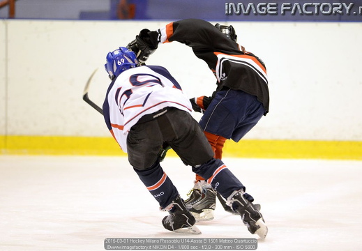 2015-03-01 Hockey Milano Rossoblu U14-Aosta B (3-4)